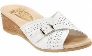 NEW WORISHOFER women's 251 sandals in white